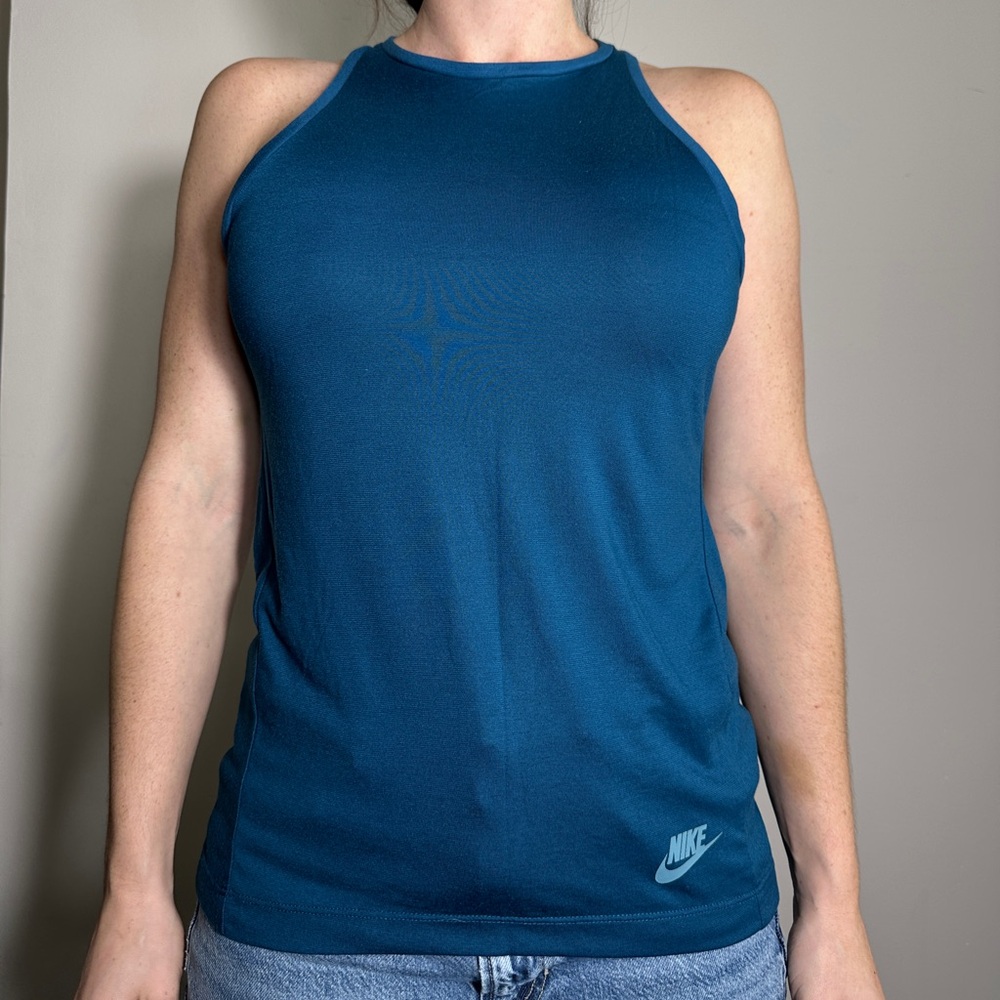 Nike Blue Workout Tank Top Size Small